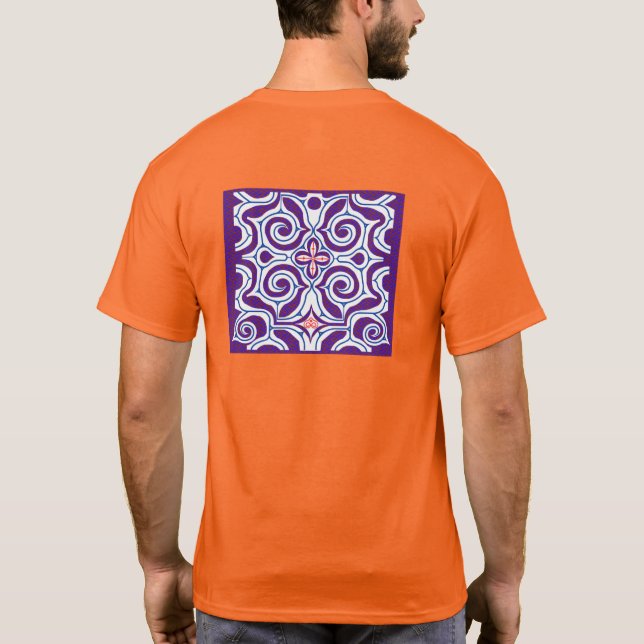 北海道　アイヌ柄　シャツ　Hokkaido Ainu pattern T-shirt (Rückseite)