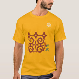 北海道　アイヌ柄　Hokkaido Ainu pattern T-shirt
