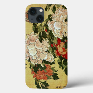 北 斎 Hokusai Peonies & Butterflies Kunstkunst Case-Mate iPhone Hülle