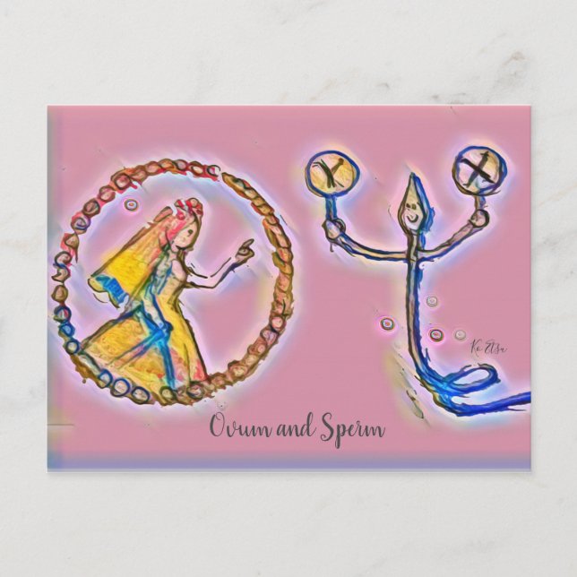 受 精 卵 ピ ラ の. POSTKARTE (Vorderseite)