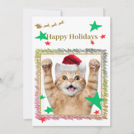 可愛いねこのクリスマスカード♡  FEIERTAGSKARTE
