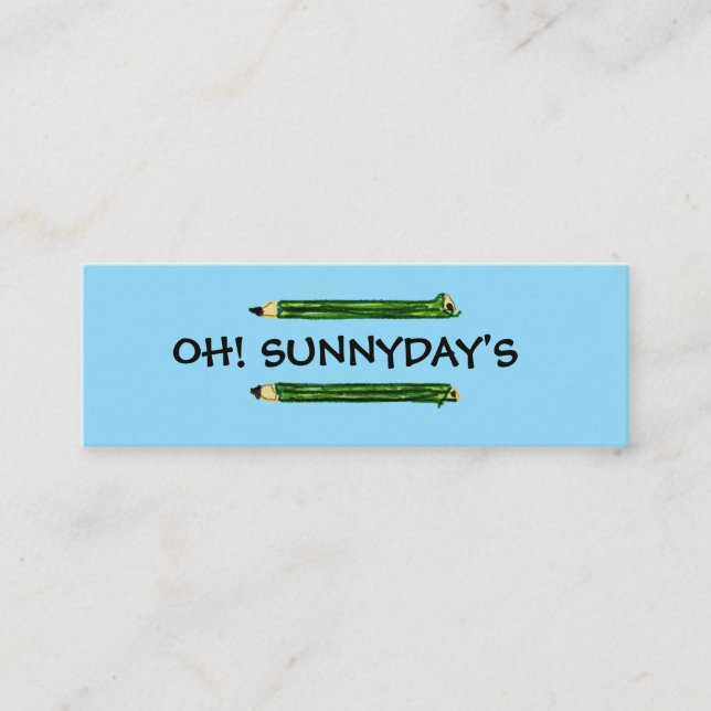 名刺 MINI VISITENKARTE (Vorderseite)