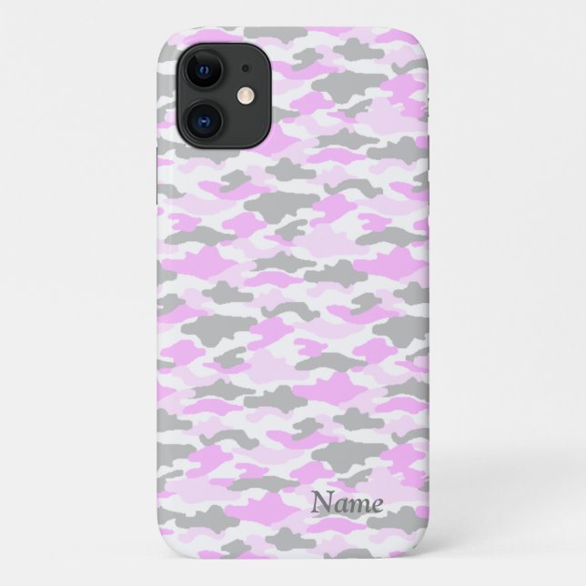 名前　カスタム　迷彩（ピンク）  Case-Mate iPhoneケース Case-Mate iPhone Hülle (Rückseite)
