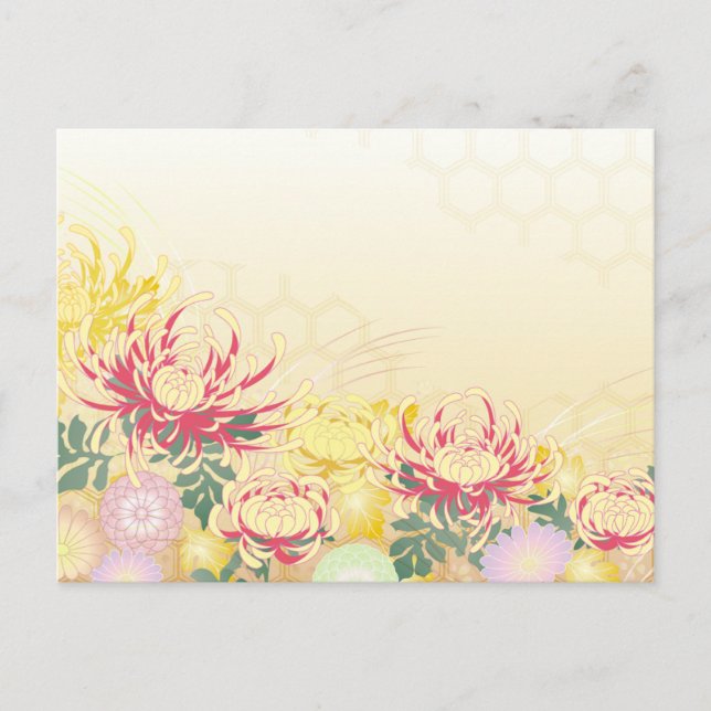 和の美しさを届ける＊菊のポストカード POSTKARTE (Vorderseite)