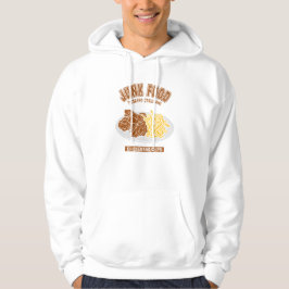 唐揚げポテト(カレッジ風イラスト) HOODIE