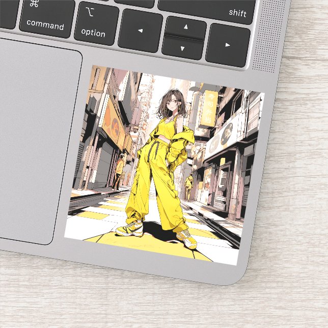 商店街JKシール｜寿司娘 Seal GenerativeAI Aufkleber (Detail)