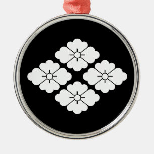 四つ花菱 SILBERNES ORNAMENT