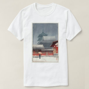 四 天 寺, Shitennō-ji in Osaka, Hasui Kawase, Woodcut T-Shirt