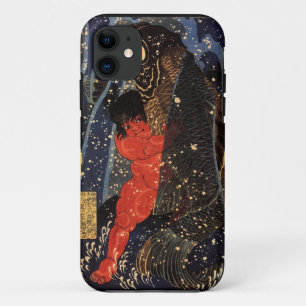 坂田金時と巨鯉, 国芳, Sakata Kintoki u. enormer Karpfen, Case-Mate iPhone Hülle
