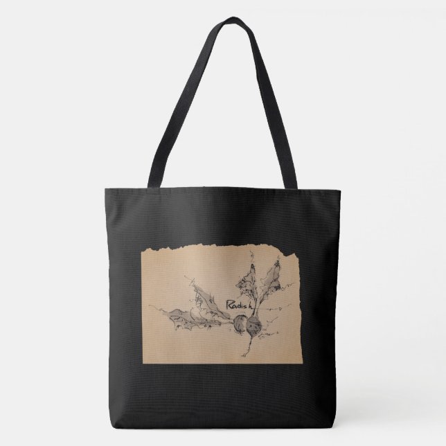 墨絵_ラディッシュ TASCHE (Vorderseite)