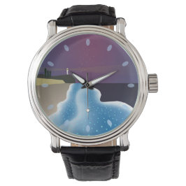 夜光虫 (ブルー) 大サイズ ARMBANDUHR