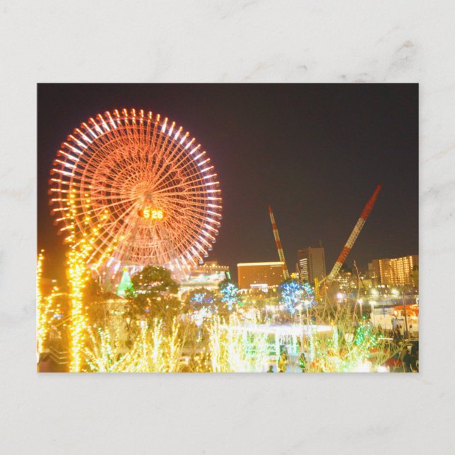 夜 景 POSTKARTE (Vorderseite)