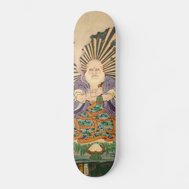 奇 術 師, 豊 Magier, Toyokuni, Ukiyo-e Skateboard (Vorderseite)