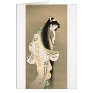 女 の 霊, 上 松 幽 Lady Ghost, Uemura Shōen, Japan Art A
