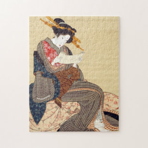 女, 国 貞 Frau, Kunisada, Ukiyo-e
