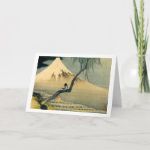 富士と少年, 北斎 der Fujisan und Junge, Hokusai, Ukiyo-e