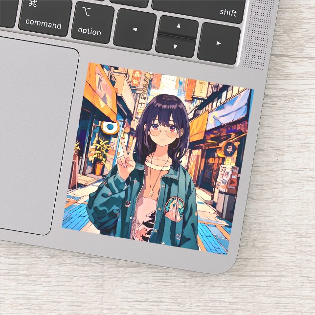 寿司娘アイコンシール seal｜GenerativeAI Aufkleber (Detail)