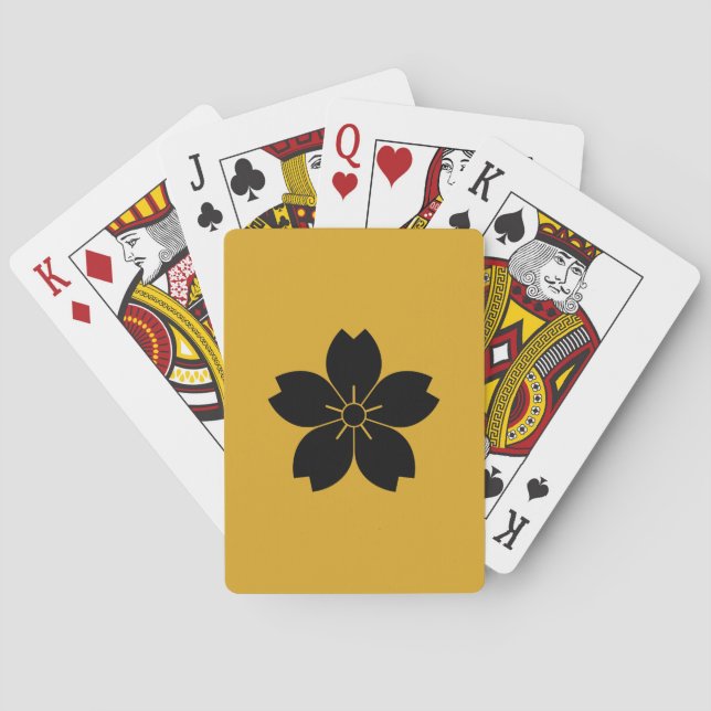 山 桜 SPIELKARTEN (Rückseite)