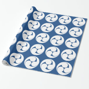 左三つ巴 （地抜き） GESCHENKPAPIER