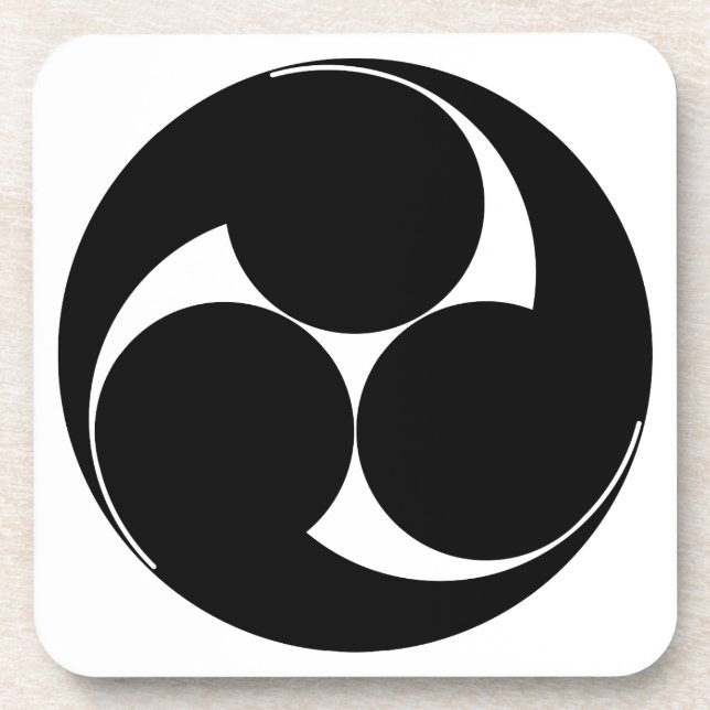左 三 巴 (素 き) UNTERSETZER (Vorderseite)