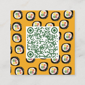 巻き寿司 QUADRATISCHE VISITENKARTE
