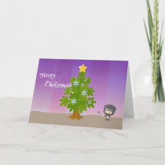忍者のクリスマス FEIERTAGSKARTE