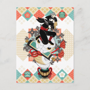 忍 者 蛇2019(リ0ク)/ Ninjsnake 219(make) Postkarte