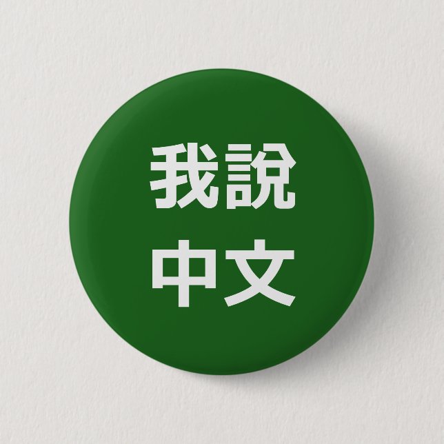 我 說 中 文 SPRECHE ICH CHINESISCHE TASTE BUTTON (Vorderseite)
