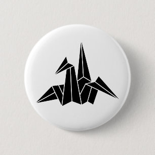 折 り 鶴 BUTTON