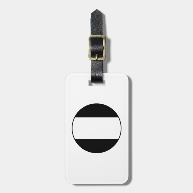 新田一つ引き GEPÄCKANHÄNGER (Vorderseite vertikal)