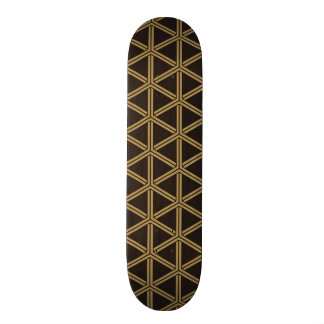 日本の伝統文様 毘沙門亀甲 Japan traditional Skateboard