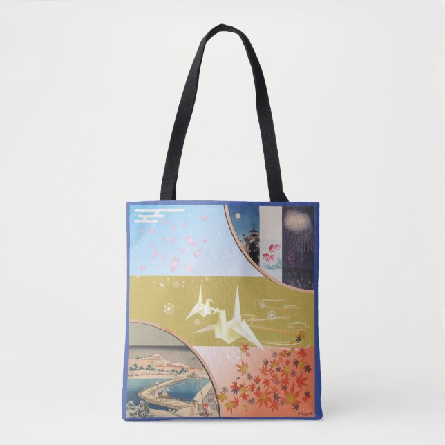 日本の四季のトート TASCHE (Vorderseite)