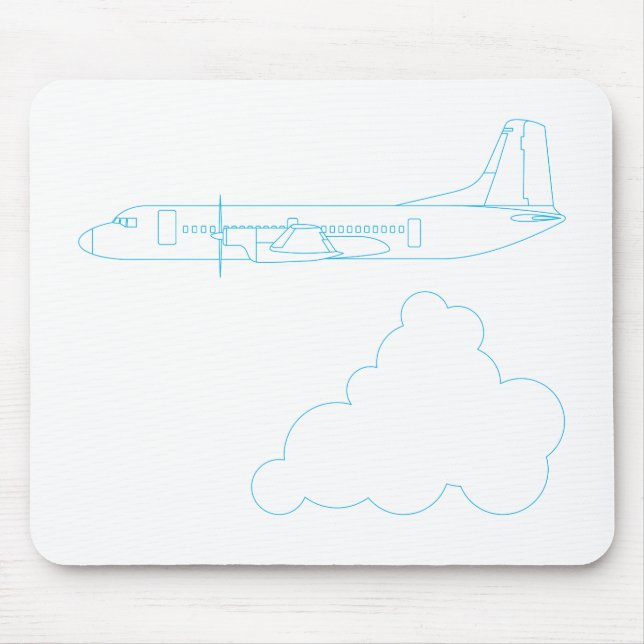 日本の飛行機「YS-11」 MOUSEPAD (Vorne)