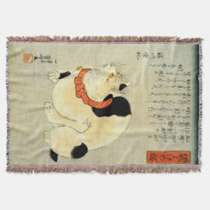 日本猫, 国芳 japanische Katze, Kuniyoshi, Ukiyo-e Decke