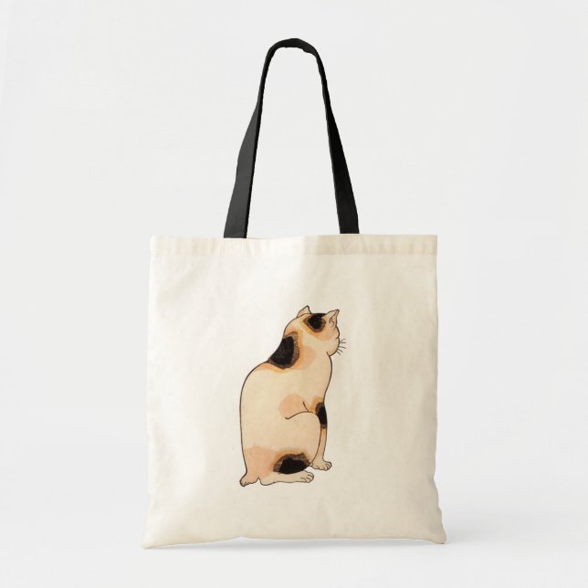 日本猫, 国芳 japanische Katze, Kuniyoshi, Ukiyo-e Tragetasche (Vorne)