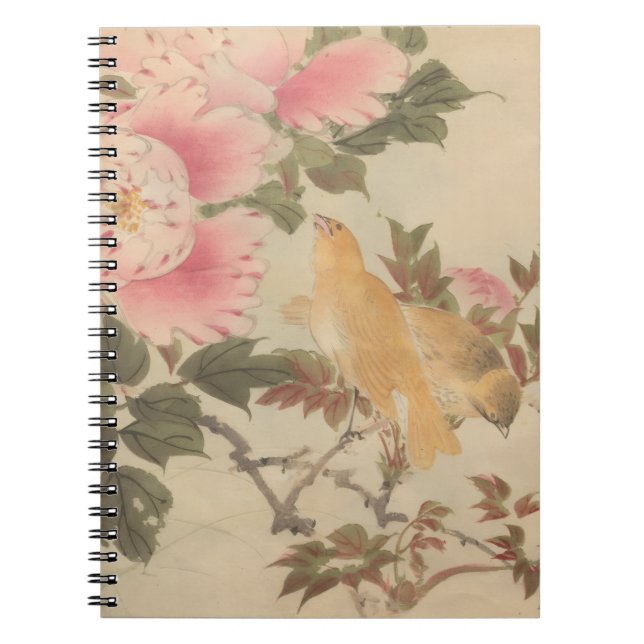日本画、美しい花鳥画 NOTIZBLOCK (Vorderseite)