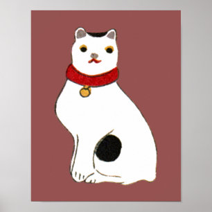 日 本 の の 人, Puppe der japanischen Katze Poster