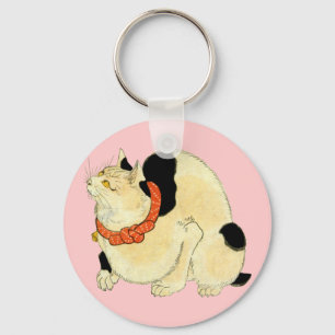 日 本 猫, 国 Japanischer Katze, Kuniyoshi, Ukiyo-e Schlüsselanhänger