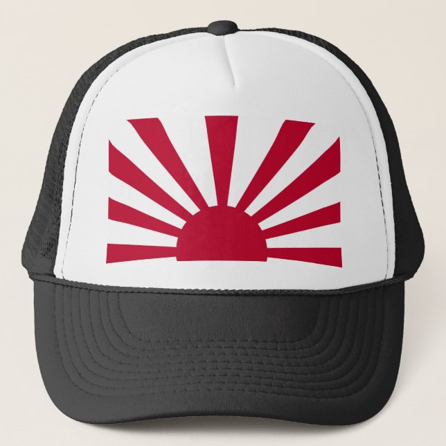 旭日旗 キャップ TRUCKERKAPPE (Vorderseite)