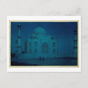 月 夜 タ ・ Zwiebelの ル, Taj Mahal am Mondlichtabend, Y Postkarte