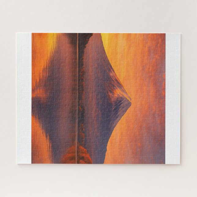 朝陽に染まる湖と悠久の富士/The Eternal Mount Fuji and the Lake  (Horizontal)