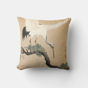 松に鶴, 古邨 Kran auf Kiefer, Koson, Ukiyo-e Kissen