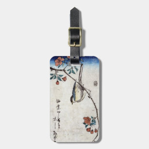 枝 桜 鳥, 広 重 Bird & Weeping Cherry, Hiroshige, Ukiyo Gepäckanhänger