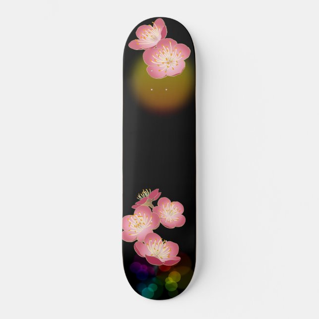 梅の花のスケボー SKATEBOARD (Vorderseite)