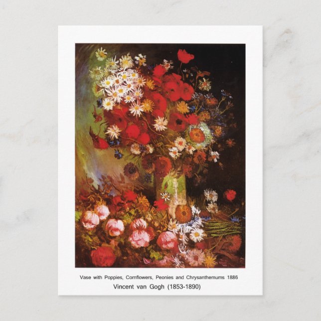 梵 高, Vincent Van Gogh Postkarte (Vorderseite)