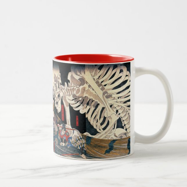歌川国芳、相馬の古内裏 ZWEIFARBIGE TASSE (Rechts)
