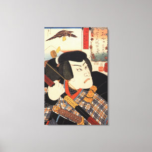 歌 舞 伎 者, 国 Kabuki Schauspieler, Kuniyoshi, Ukiyo-e Leinwanddruck