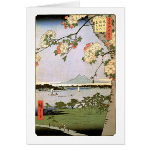 江 の 桜, 広 Kirschblüten 重 Edo, Hiroshige