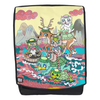 河童＆３ニャン＆鹿 RUCKSACK
