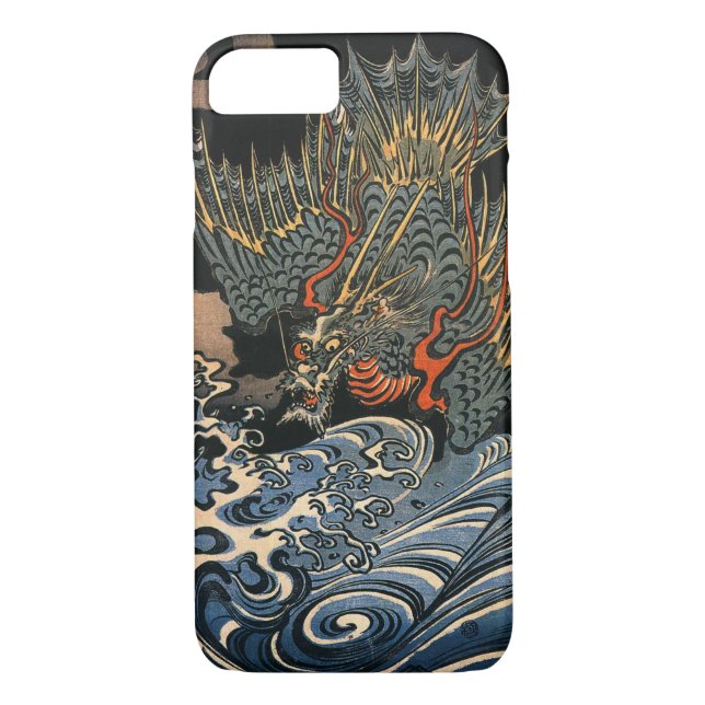 海, 国, 芳, Sea Dragon, Kuniyoshi, Ukiyo-e Case-Mate iPhone Hülle (Rückseite)